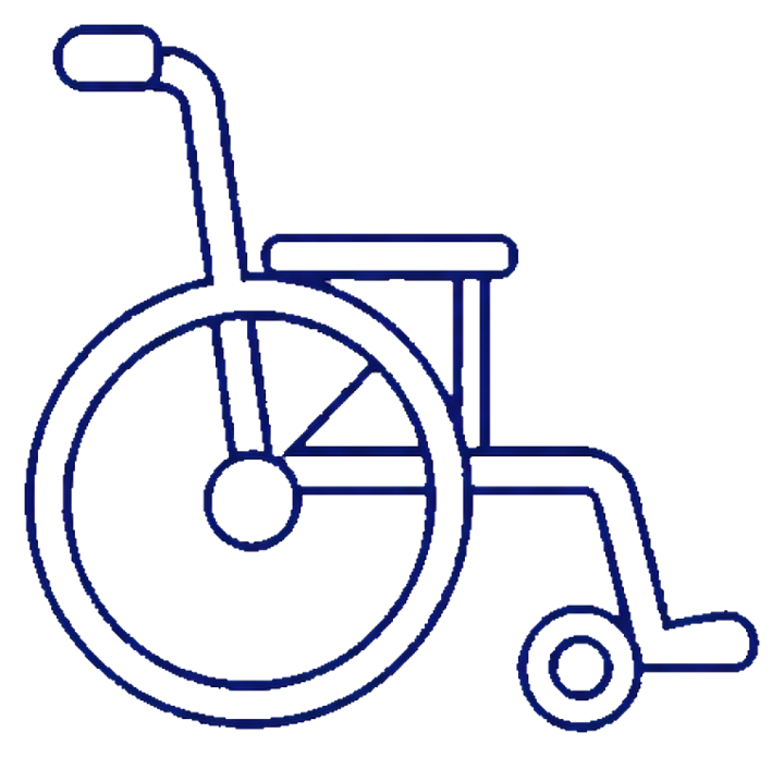 Accessibility, outline icon, raster input