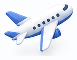 Air freight — gradient icon, raster input