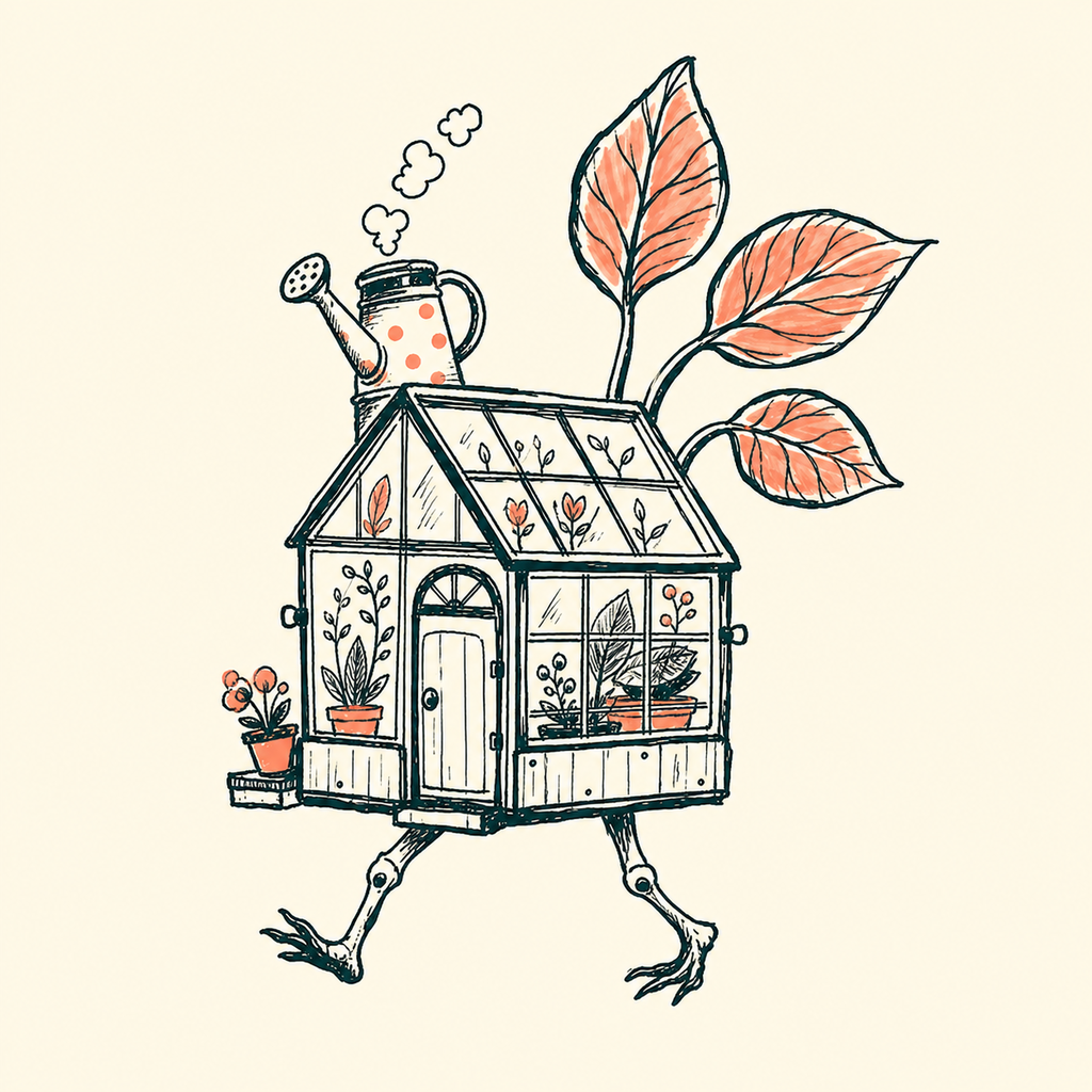 Walking Greenhouse, raster input